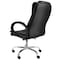 Elama High Back Adjustable Faux Leather Office Chair in Black ELM-F-012 - alternate 4