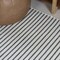 Jonathan Y Damon Classic Coastal Pinstripe Reversible Machine-Washable Navy/Cream 2 ft. x 8 ft. Runner Rug SVH102A-28 - alternate 4