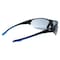 General Electric 06 Series Anti-Fog Impact-Resistant Safety Glasses Smoke Lens Black/Blue Frame 1 pk GE106SAF - alternate 2