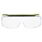 Mcr Safety Klondike (OTG), Safety Glasses, UV420 MAX6, Clear Lens, Black/Lime Frame, Half Frame OG220PF420 - alternate 1