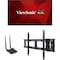Viewsonic 86" Display, 3840 x 2160 Resolution, 450 cd/m2 Brightness, 24/7 CDE8620-E1 - alternate 1