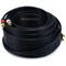 Monoprice 75ft Premium 2 RCA Plug/2 RCA Plug M/M 22AWG Cable - Black 5349 - alternate 1
