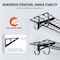 Vevor 2PCS 4x1 ft Garage Storage Shelving Wall Mounted Heavy Duty Shelves Rack, 2PK LL1248 - alternate 4