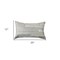 Homeroots Set of Two 12" X 20" Gray Patchwork Cowhide Lumbar Throw Pillows, 2PK 544632 - alternate 4