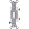 Leviton Commercial Grade 15 Amp Toggle Single Pole Switch White S02-CS115-2WS - alternate 1