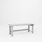 Pucel Steel Top Hydraulic Bench, 72 in W x 28 in D x 41 in H, Gray HBS-2872-M12 - alternate 1