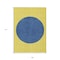 Homeroots 9' X 12' Yellow And Blue Striped Washable Indoor Outdoor Area Rug 597215 - alternate 3
