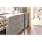 Amerock London 6-5/16 in 160 mm Center-to-Center Black Chrome/Golden Champagne Cabinet Pull BP36650BCRBBZ - alternate 3
