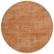 Homeroots 8' Brown Round Washable Indoor Outdoor Area Rug 598850 - alternate 2