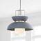 Jonathan Y Paul 11" Farmhouse Metal LED Pendant, Gray JYL6139A - alternate 6