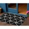 Homeroots 3' X 5' Black And Ivory Geometric Washable Indoor Outdoor Area Rug 612851 - alternate 1