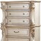Homeroots 21" Antiqued White Wood Five Drawer Dresser 347177 - alternate 3
