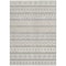 Homeroots 3' X 5' Ivory Beige And Taupe Quatrefoil Washable Indoor Outdoor Area Rug 583228 - alternate 3
