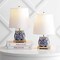 Jonathan Y Justina 16" Ceramic Mini Table Lamp, Blue/White, 2PK JYL3014A-SET2 - alternate 4
