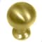 Mng Hardware Austin Round Knob - Matte Brushed Brass 80605 - alternate 1