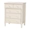 Baxton Studio Braith Farmhouse Ivory Spindle Wood 5-Drawer Chest 258-14247-ZORO - alternate 1