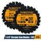 Powertec 7-1/4 Inch Circular Saw Blade, 24T, 5/8" Arbor, Thin Kerf Carbide Tipped Wood Cutting Blade, 2PK 14015-P2 - alternate 1