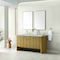 James Martin Vanities Hudson 60'' D Vanity, Light Natural Oak w/ Victorian Sil Top w/FreePower Wireless Charger 435-V60D-LNO-FVSL - alternate 4