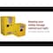 Justrite Flammable Safety Storage Cabinet, 4 gal, 1 Shelves, Steel, 17 in W x 22 in H x 17 in D, White 890425 - alternate 5