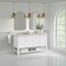 James Martin Vanities Breckenridge 60" Double Vanity, Bright White, w/ 3 CM Siberian Silestone Top 330-V60D-BW-3SFR - alternate 3