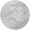 Homeroots 8' Silver Gray And Ivory Round Abstract Washable Indoor Outdoor Area Rug 582226 - alternate 3