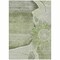 Homeroots 8' X 10' Artichoke Green And Gray Floral Washable Indoor Outdoor Area Rug 582233 - alternate 5