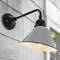 Jonathan Y Croydon 9.63" 1-Light Farmhouse Industrial Indoor/Outdoor Iron LED Gooseneck Arm Outdoor Sconce, Gray JYL7612D - alternate 5