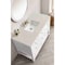 James Martin Vanities Breckenridge 48" Single Vanity, Bright White, w/ 3 CM Siberian Silestone Top 330-V48-BW-3SFR - alternate 5