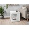 Monarch Specialties Accent Table 25"h, Indoor or Outdoor, Side Table, Nightstand, Square, White, Modern I 4131 - alternate 2