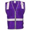 Dome75 Hi-Vis Safety Vest LG/XL Class Non-ANSI/Enhanced Visibility , Zipper 2 Pockets, 1 Mic Tab DV1281 - alternate 1