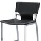 Homeroots Set of Two 29" Gray and Silver Metal and Faux Leather Low Back Bar Height Bar Chairs, 2PK 555054 - alternate 3