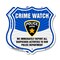 Signmission Neighborhood Crime Watch Shield Sign We, 12 inch X 12 inch, Aluminum Metal Sign, 2PK SHI-A-2PACK-12-388 - alternate 1