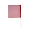 Mytee Products 18in x 18in Red Jersey Mesh Safety Flags for Trucks with Dowel, 16PK JMF-REDx16 - alternate 3