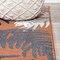 Jonathan Y Montego High-Low Tropical Palm Orange/Navy/Ivory 2 ft. x 8 ft. Indoor/Outdoor Runner Rug HWC101A-28 - alternate 3