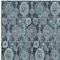 Homeroots 10' X 14' Teal Blue And Sky Blue Damask Washable Indoor Outdoor Area Rug 588201 - alternate 4