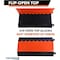 Kable Kontrol Cable Ramp, 1.70 in H, 36 in L, 19.60 in W, 5 Channel, Polyurethane, Black, Orange CP9984-OR - alternate 3