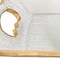 Homeroots 11in Clear And Gold Seeded Glass Serving Tray With Handles 375752 - alternate 3