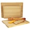 Megachef 3 Piece Bamboo Cutting, Prep and Serving Boards with Slanted Juice Groove 750122195M - alternate 1