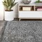Jonathan Y Mercer Shag Plush Tassel Charcoal 5 ft. x 8 ft. Area Rug MCR100B-5 - alternate 4