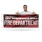 Signmission We Support our Fire Department, 24 Inch x 72 Inch, Vinyl Banner B-72-30934 - alternate 2