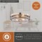 Vaxcel Grace 2-Light Flush Mount Ceiling Light, Satin Nickel, Clear Glass, 14.75-In. C0379 - alternate 5