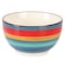 Gibson Home Rainbow 12 Piece Stoneware Dinnerware Set in Blue Multi 136584.12 - alternate 4