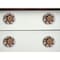 Homeroots Set of Eight Red And Yellow Botanical Ceramic Drawer Pull Knobs, 8PK 358077 - alternate 5