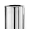 Homeroots 40" Silver Aluminum Cylindrical Floor Vase 354652 - alternate 3