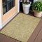 Homeroots 3' X 5' Gold And Taupe Southwestern Washable Indoor Outdoor Area Rug 587056 - alternate 1