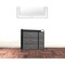 Homeroots 32" Gray and Black Steel and Fabric Seven Drawer Dresser 484688 - alternate 2