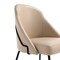 Manhattan Comfort Gracie Dining Chair in Tan and Black - Set of 4 4-DC100-BTN - alternate 5