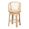 Bali & Pari Ayu Bohemian Light Honey Rattan Swivel Counter Stool 252-14026-ZORO - alternate 2