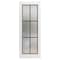 Sartodoors Slab Barn Door Panel Frosted Glass Lite Planum 2122 White Solid Core Modern Interior PLANUM2122S-WS-36 x 80 - alternate 1