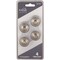 Hardware Resources KasaWare 1-1/4'' Dia. Satin Nickel Cabinet Knob, 4PK K236SN-4 - alternate 2
